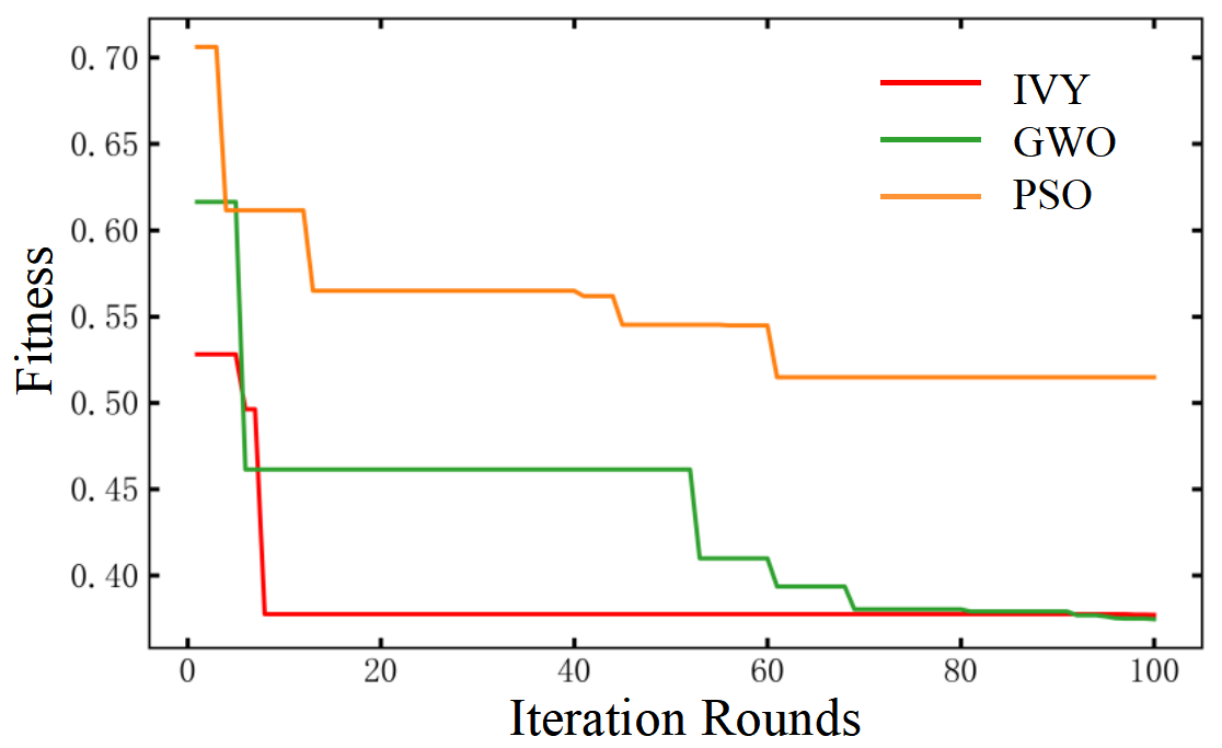 Comparison of Fitness Value Variations during Algorithm Optimization
